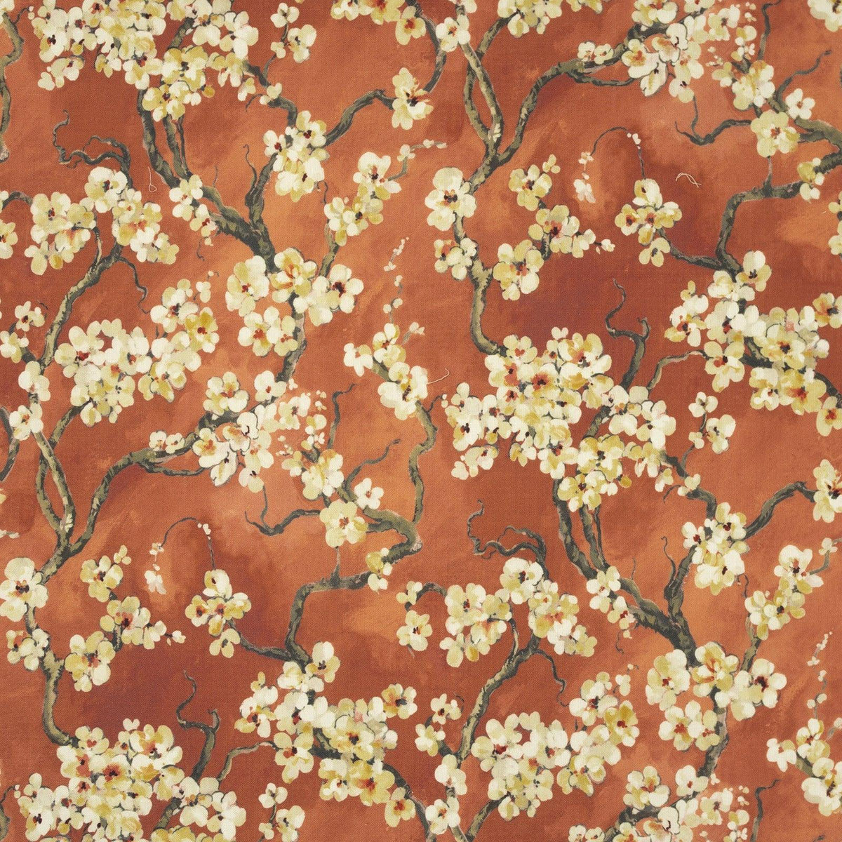 Mitchell Fabrics Shangri La-Persimmon Fabric | Atlanta Fabrics