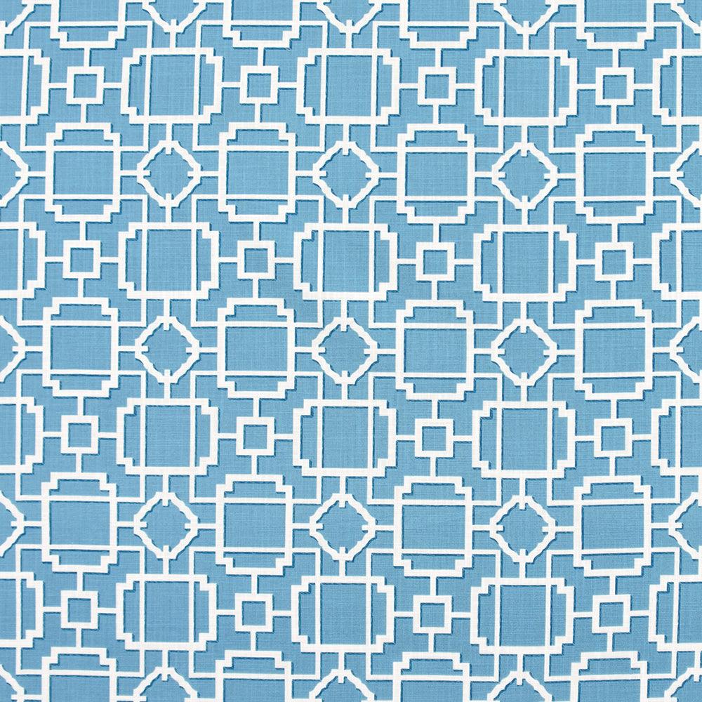 So Many Chances Azure - Atlanta Fabrics