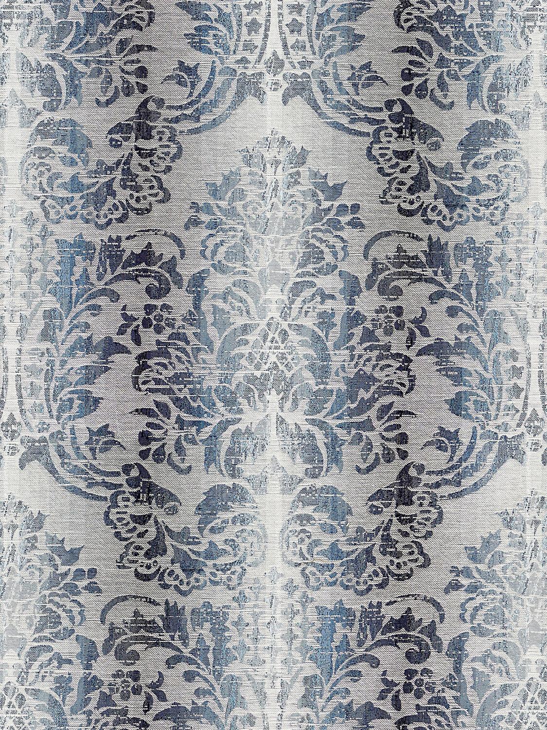 SORRENTO LINEN DAMASK INDIGO - Atlanta Fabrics