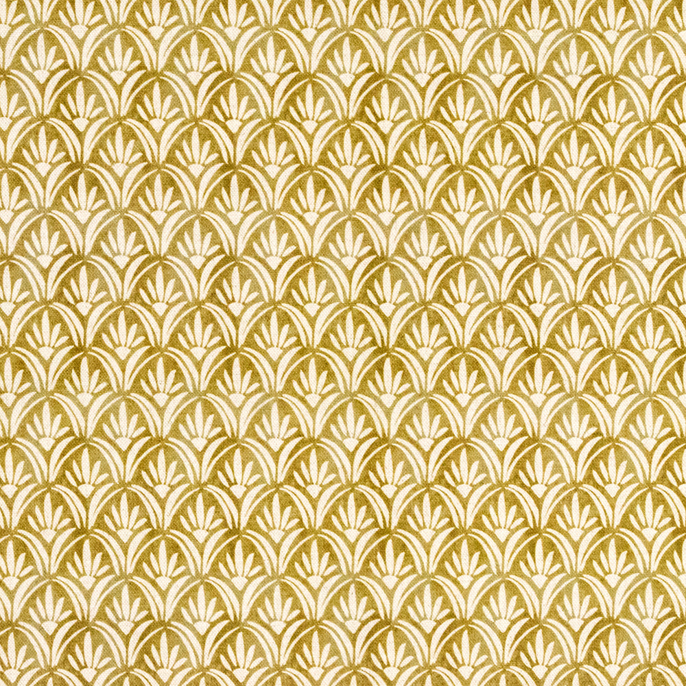 Carole Dont Look Gold Fabric | Atlanta Fabrics