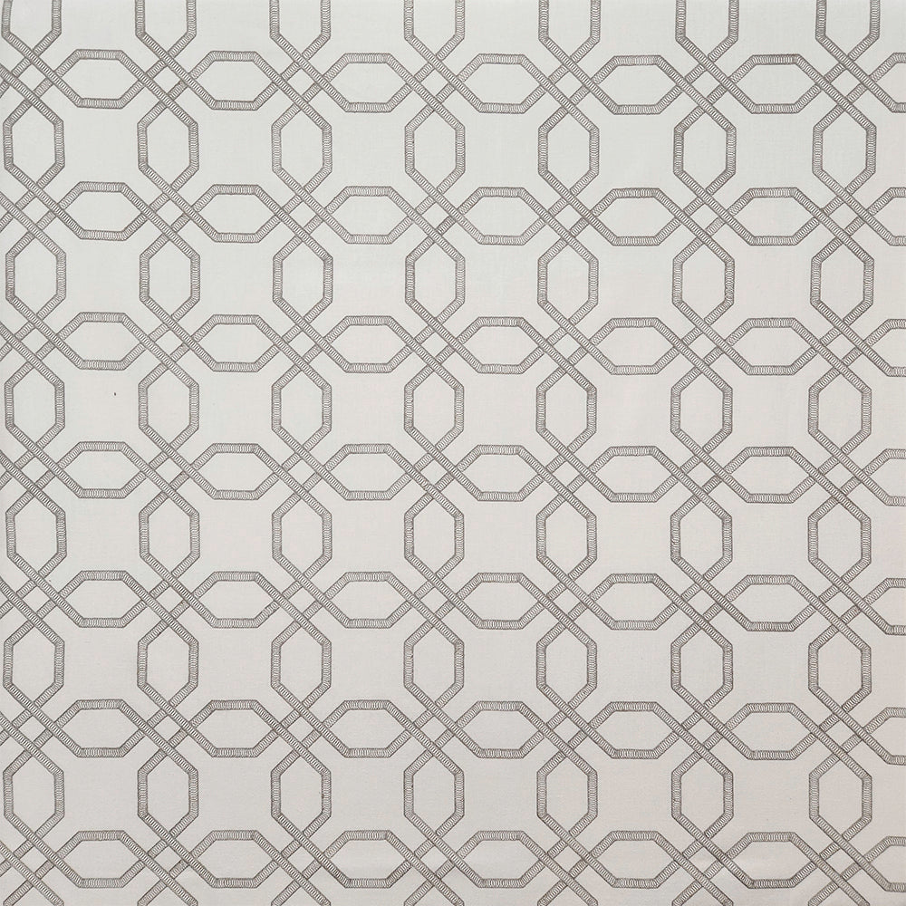 Carole Conversation Grey Fabric | Atlanta Fabrics