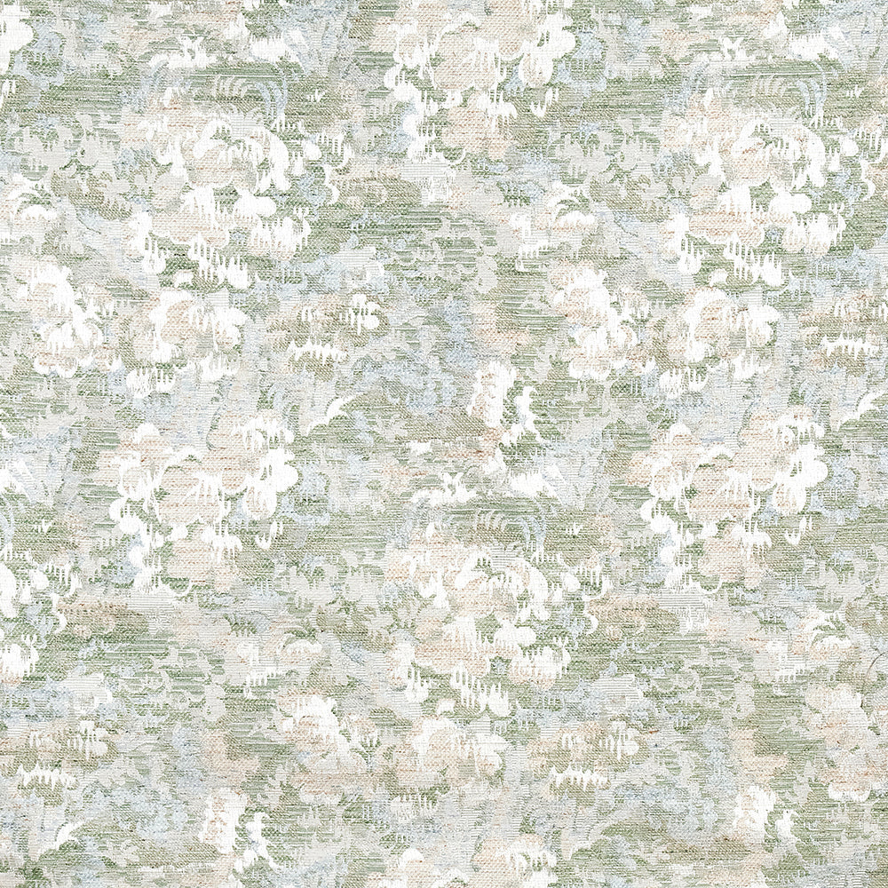 Carole Beauty Blooms Moss  | Atlanta Fabrics