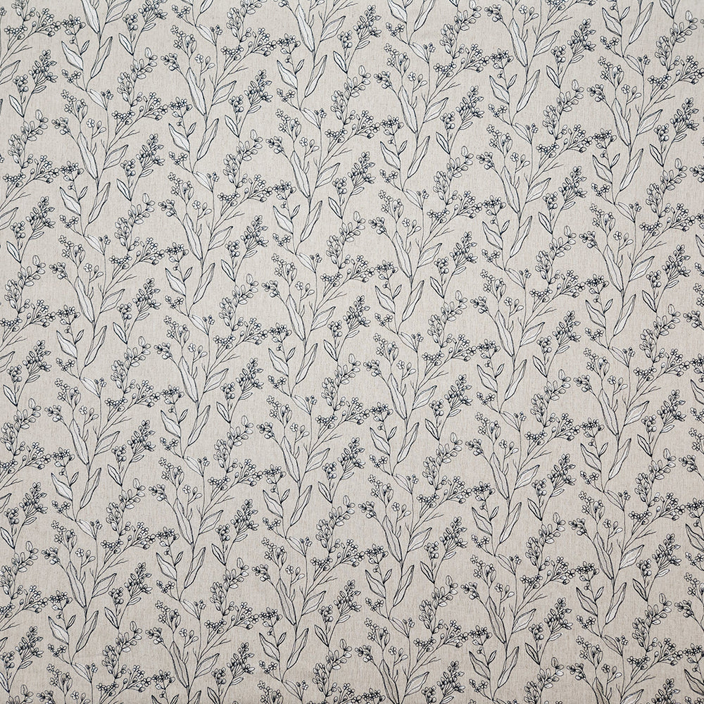 Carole Chipper Charcoal Fabric | Atlanta Fabrics