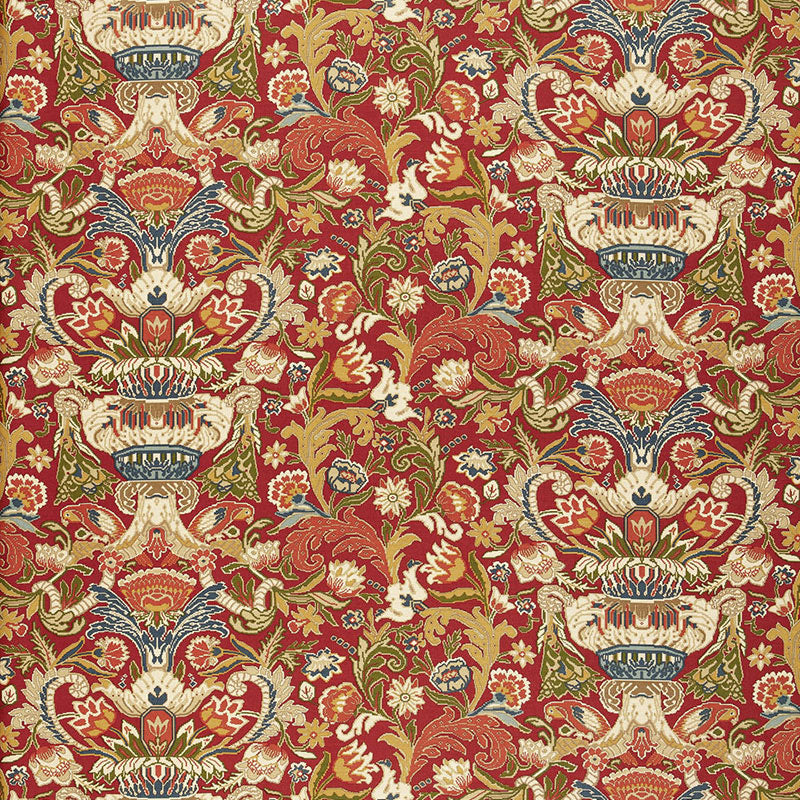 EGERTON TAPESTRY PRINT SCARLET