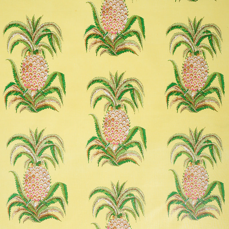 PINEAPPLES CHINTZ YELLOW