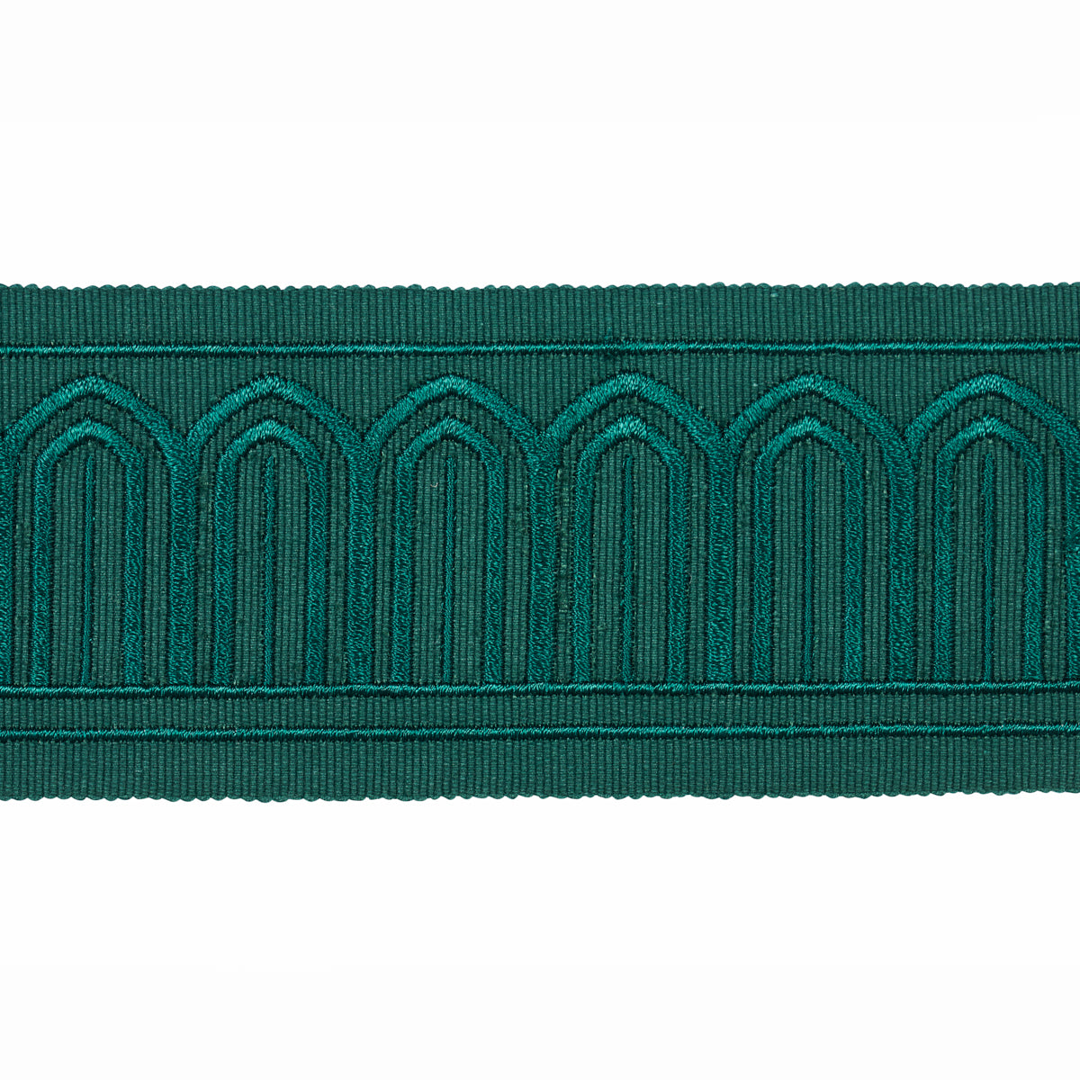 ARCHES EMBROIDERED TAPE MEDIUM EMERALD