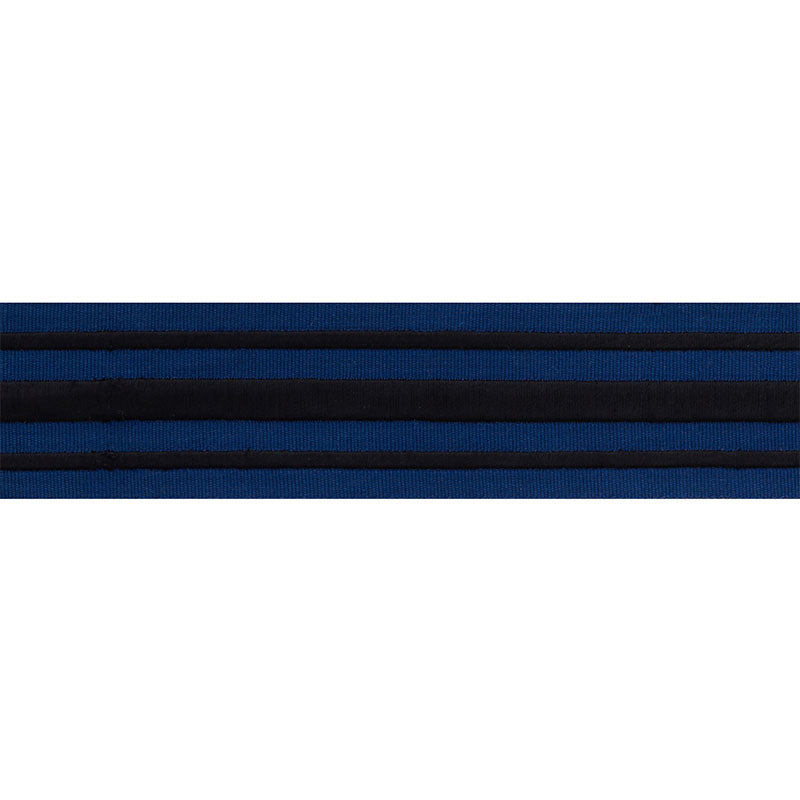 MILITARY STRIPE  TAPE BLACK ON NAVY