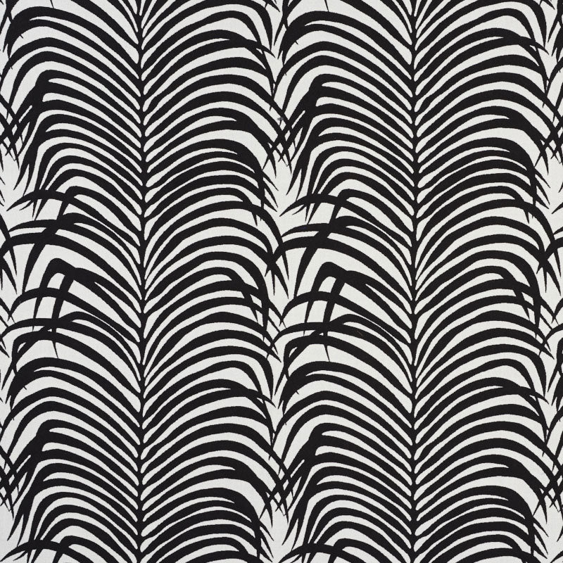 ZEBRA PALM INDOOR/OUTDOOR BLACK