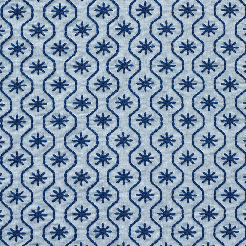GIGI EMBROIDERY BLUE