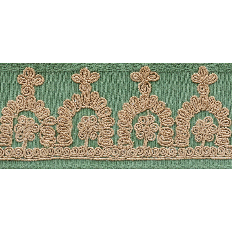 Noelia Embroidered Tape JADE