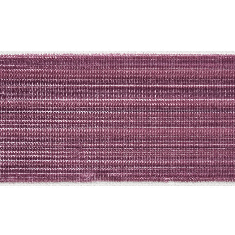 GASPARD VELVET TAPE EGGPLANT