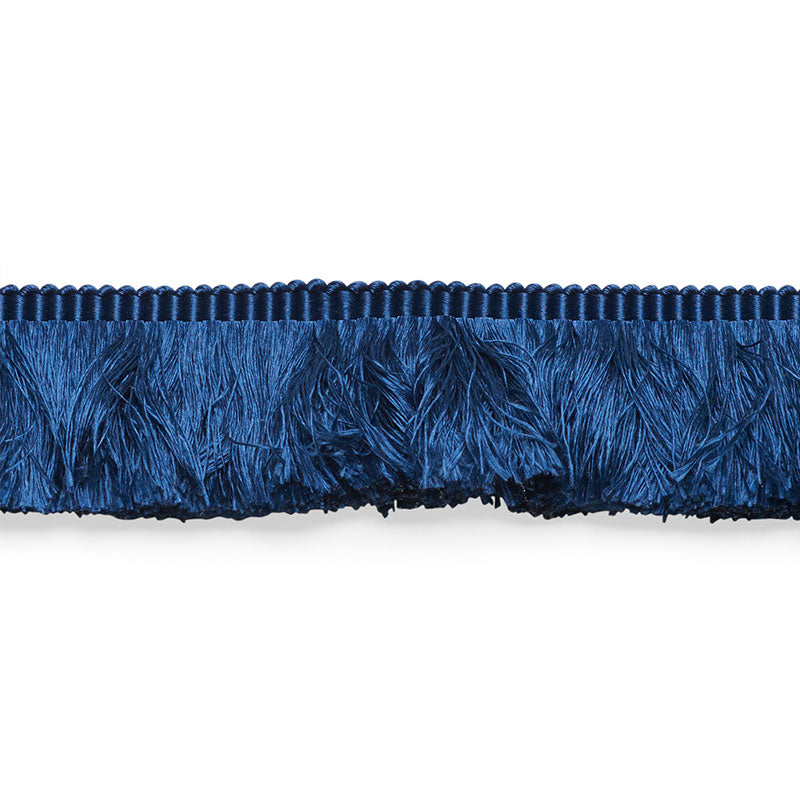 FRANCOIS SILK BRUSH FRINGE NAVY