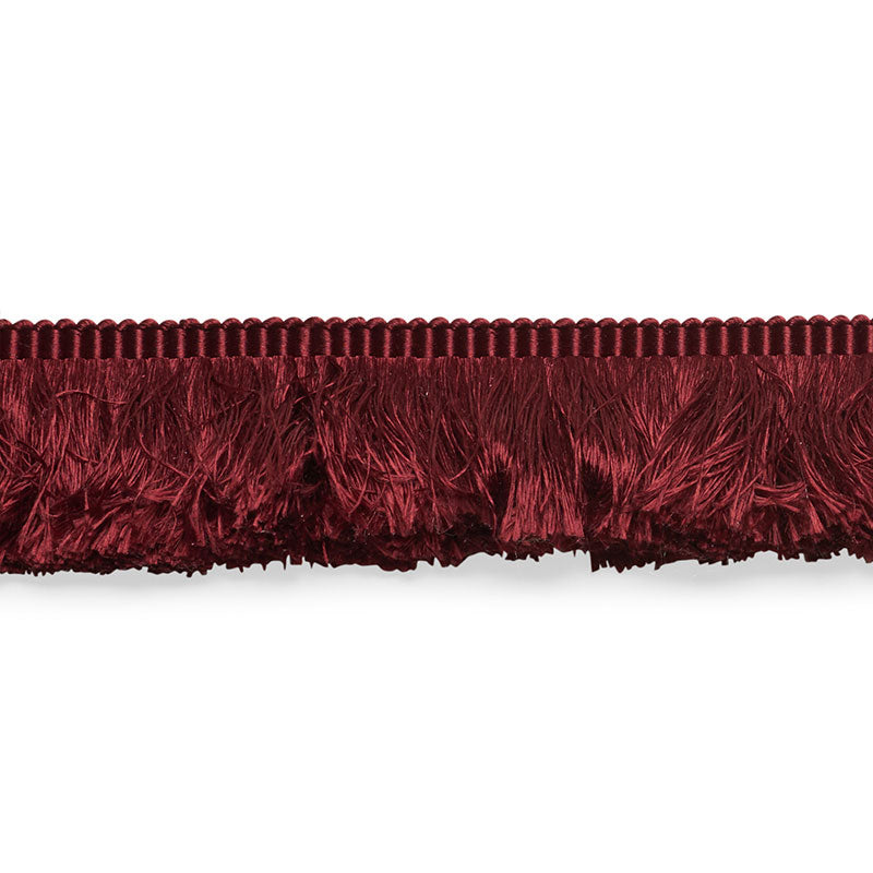 FRANCOIS SILK BRUSH FRINGE BURGUNDY