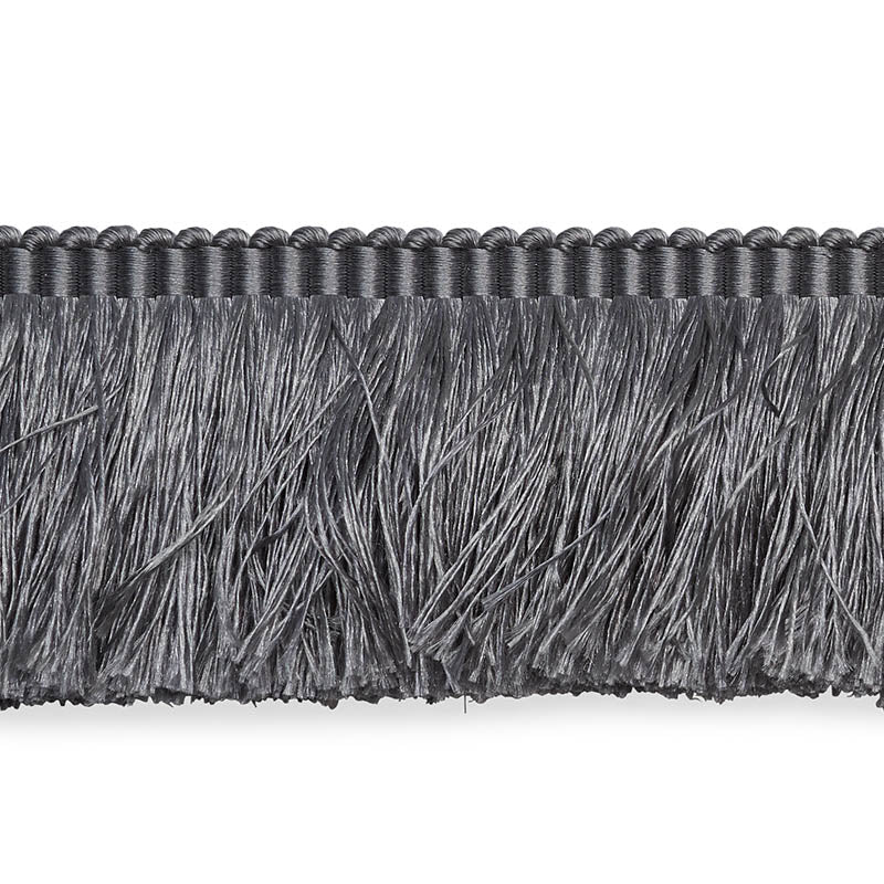 FRANCOIS SILK BRUSH FRINGE GREY