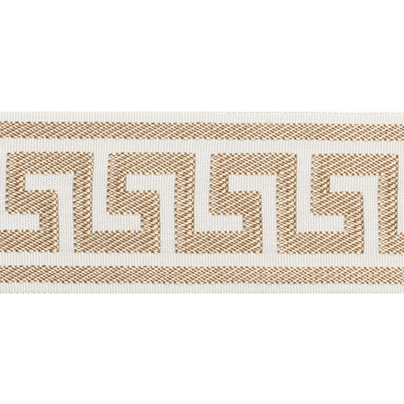 ETIENNE SILK GREEK KEY WIDE SAND