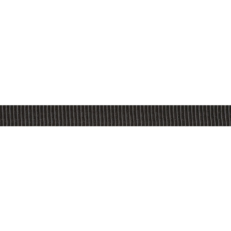 NARROW FAILLE TAPE BLACK