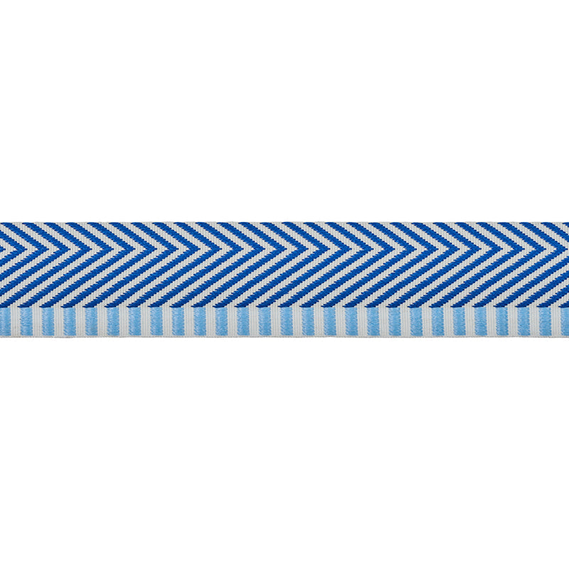 CHEVRON TWILL TAPE BLUE