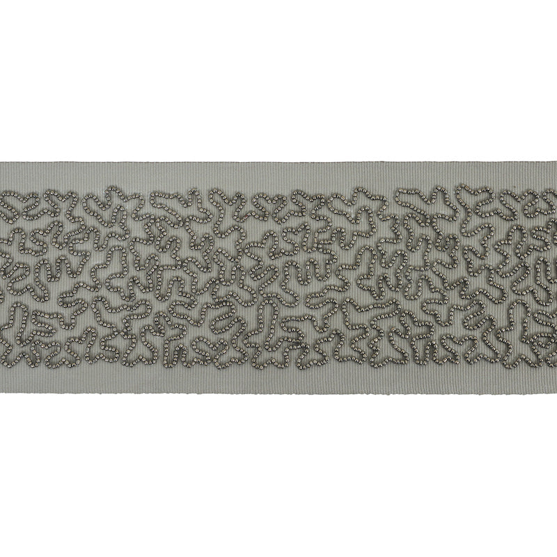 VERMICELLI BEADED TAPE GUNMETAL