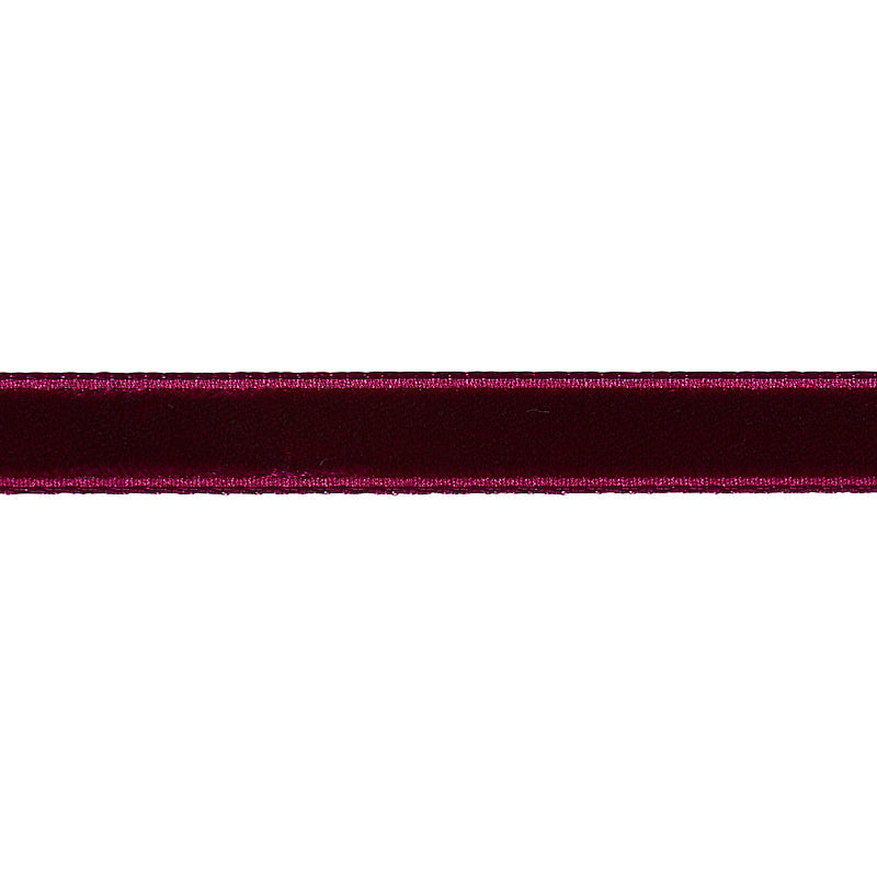 VELVET TAPE NARROW AUBERGINE