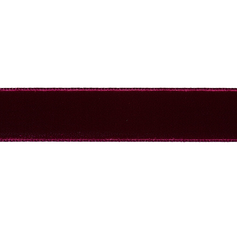 VELVET TAPE MEDIUM AUBERGINE