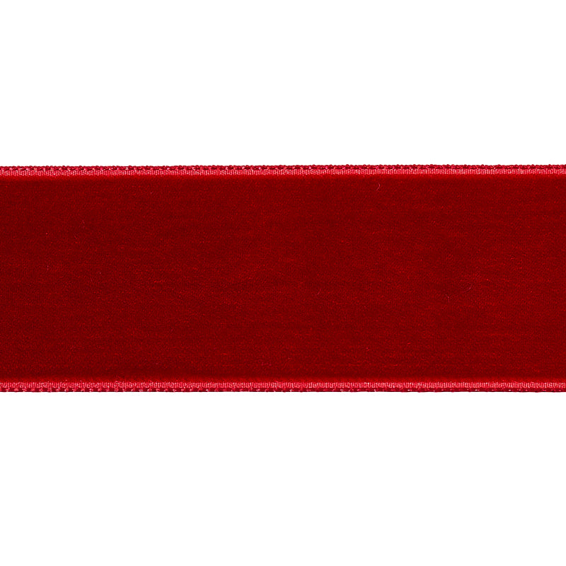 VELVET TAPE WIDE CRIMSON