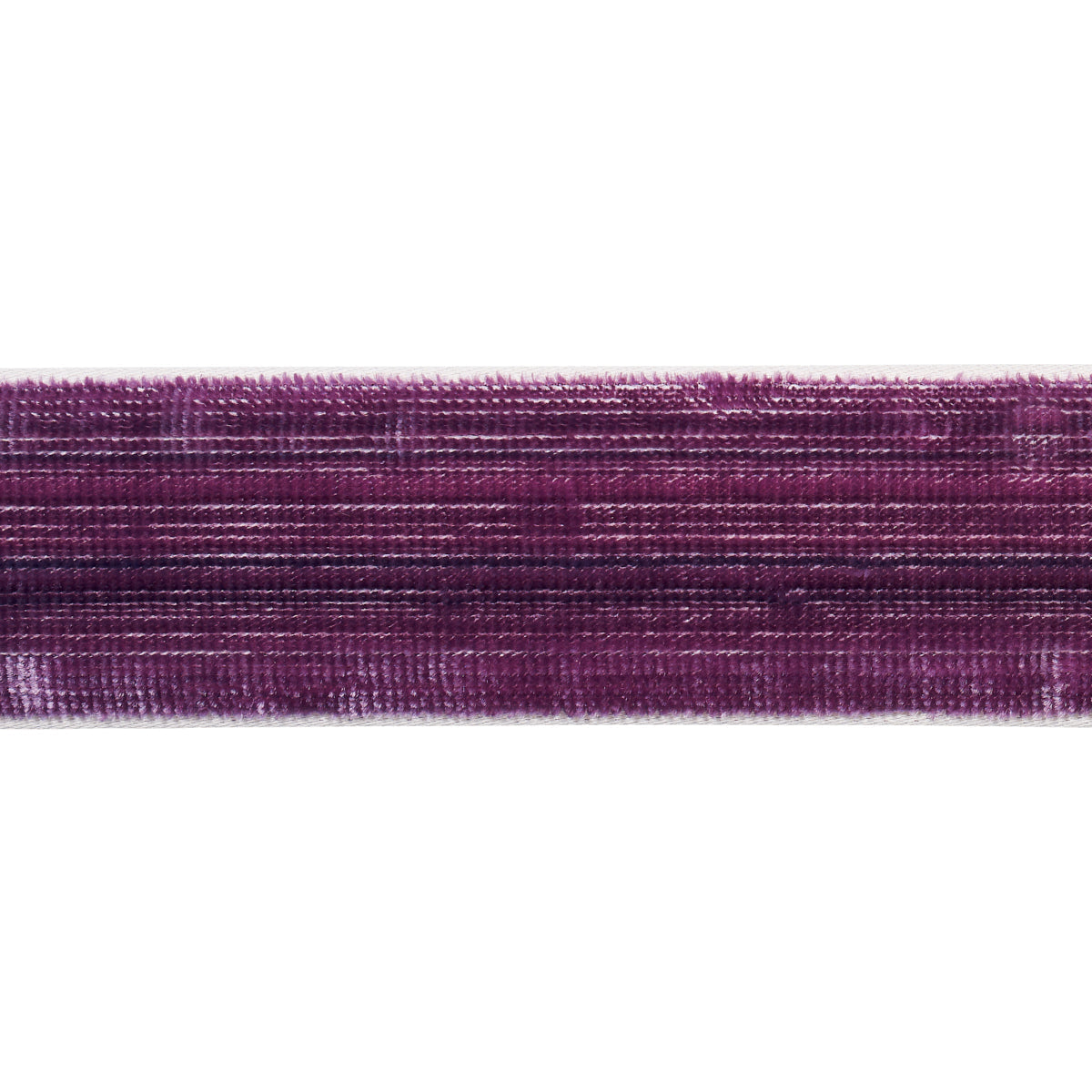 GASPARD VELVET TAPE NARROW EGGPLANT