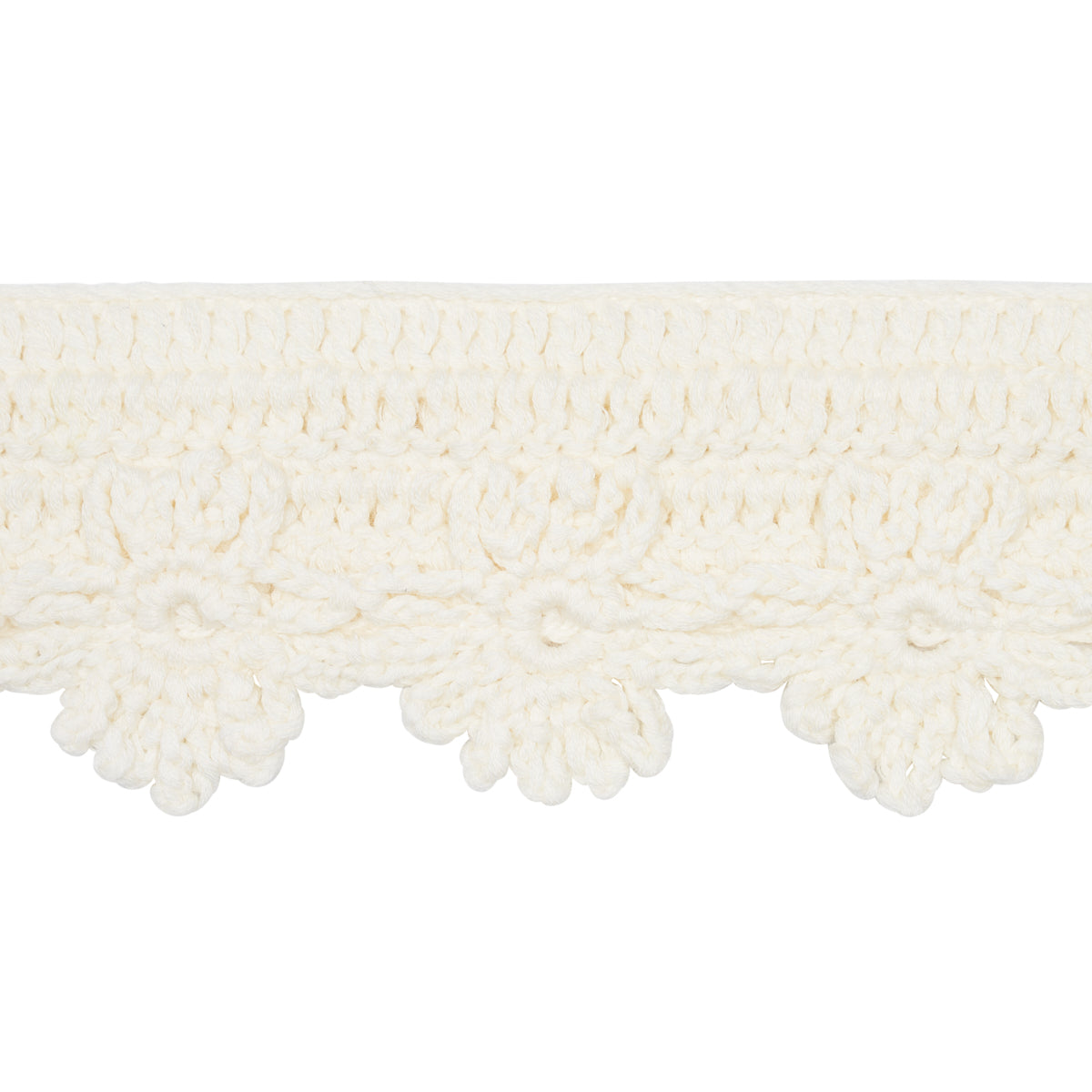 EVELYNE CROCHET TRIM IVORY