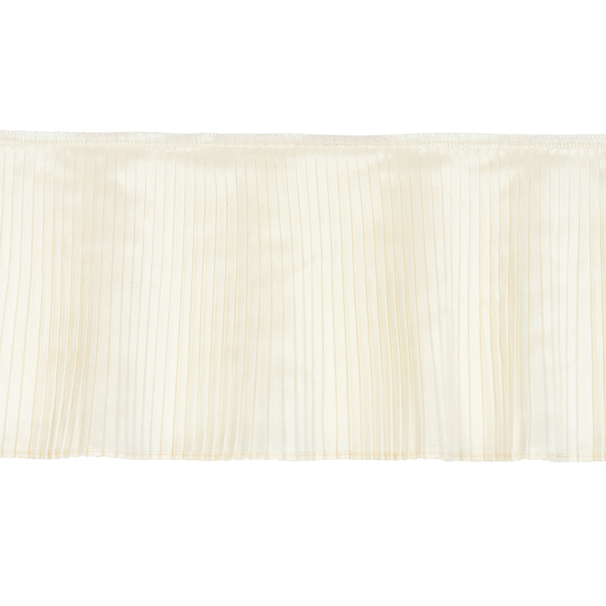 BOTTICELLI SILK RUFFLE TRIM BONE