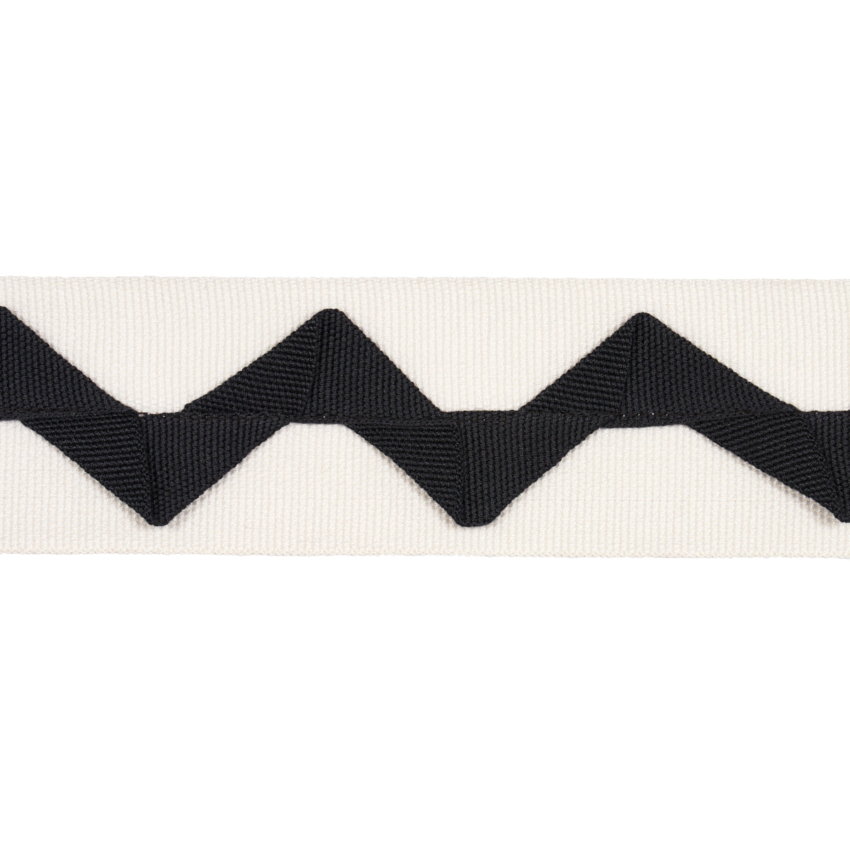 LAZARE APPLIQUÉ TAPE BLACK ON IVORY