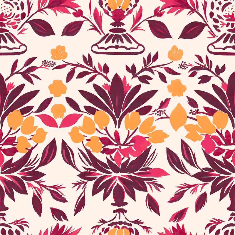 Faltskog Cranberry Fabric