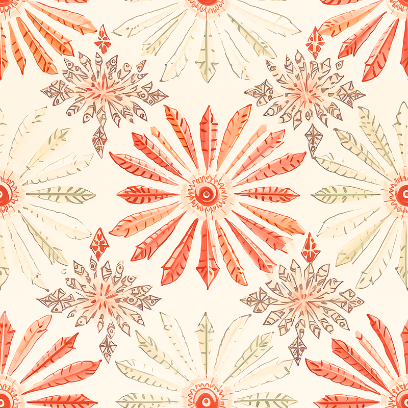 Frosty Aire Cinnamon Fabric