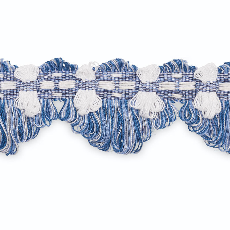 ANJELIQUE LOOP FRINGE COBALT/LAKE/WHITE MULTI