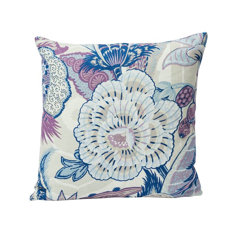 Zanzibar Linen Print Pillow HYACINTH