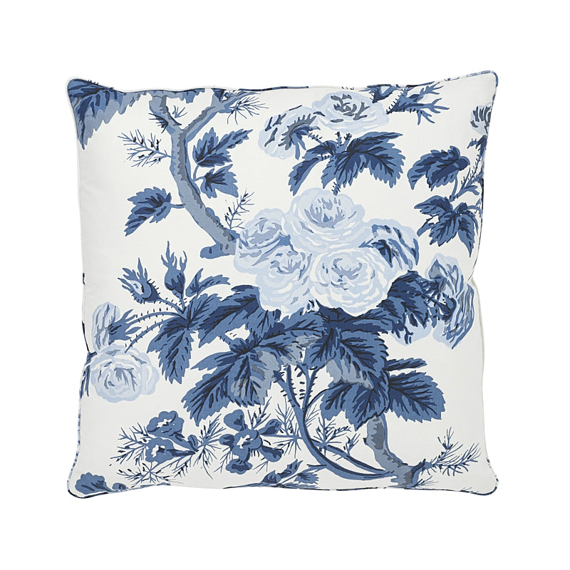 Pyne Hollyhock Pillow Indigo