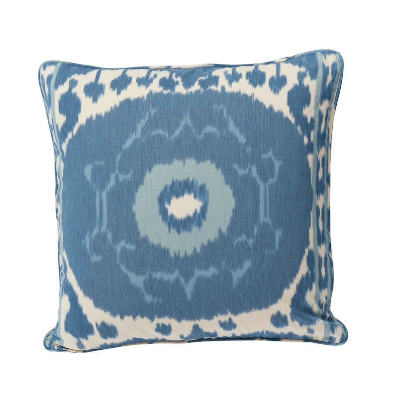 Samarkand Ikat Pillow PORCELAIN