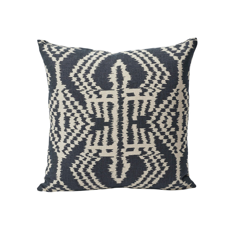 Asaka Ikat Pillow Charcoal