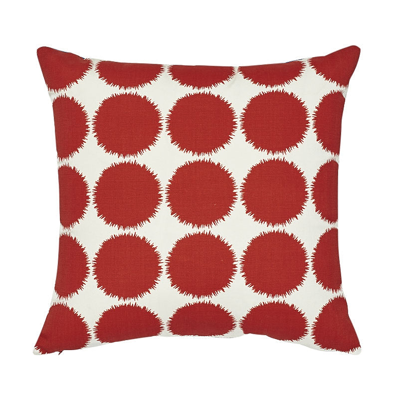 Fuzz II Indoor/Outdoor Pillow Red