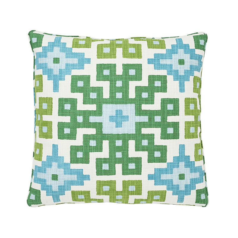 Palmetto Print Pillow Lagoon