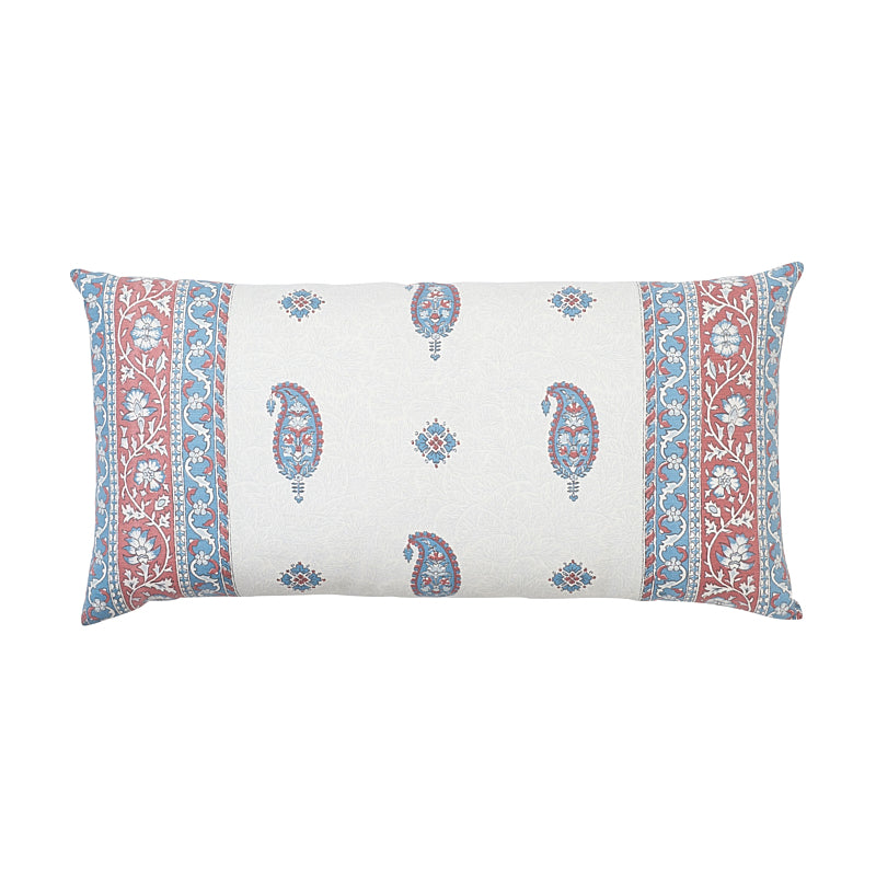 Ojai Paisley Pillow Red