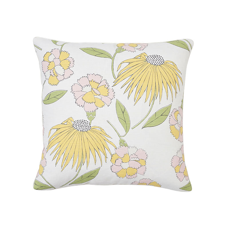 Bouquet Toss Pillow Pink Lemonade