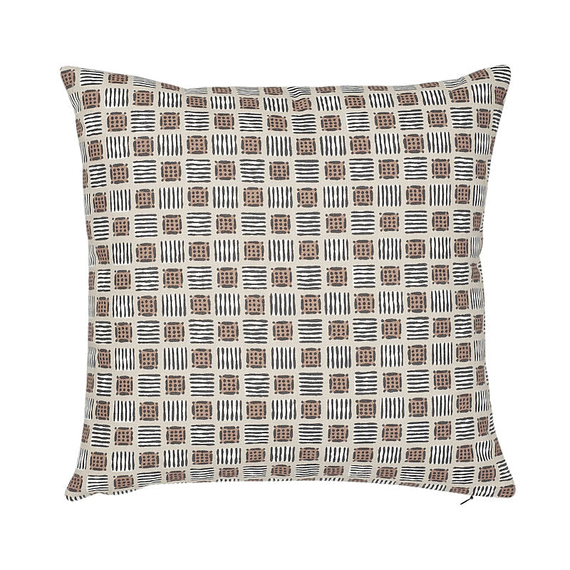 Mottley Grid Pillow Wren