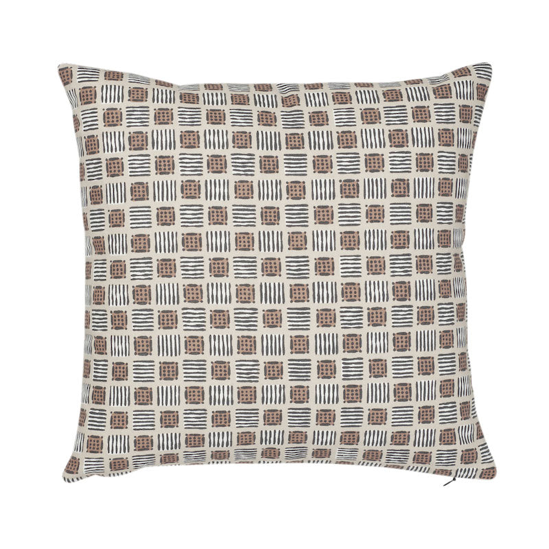 Mottley Grid 18" Pillow Wren