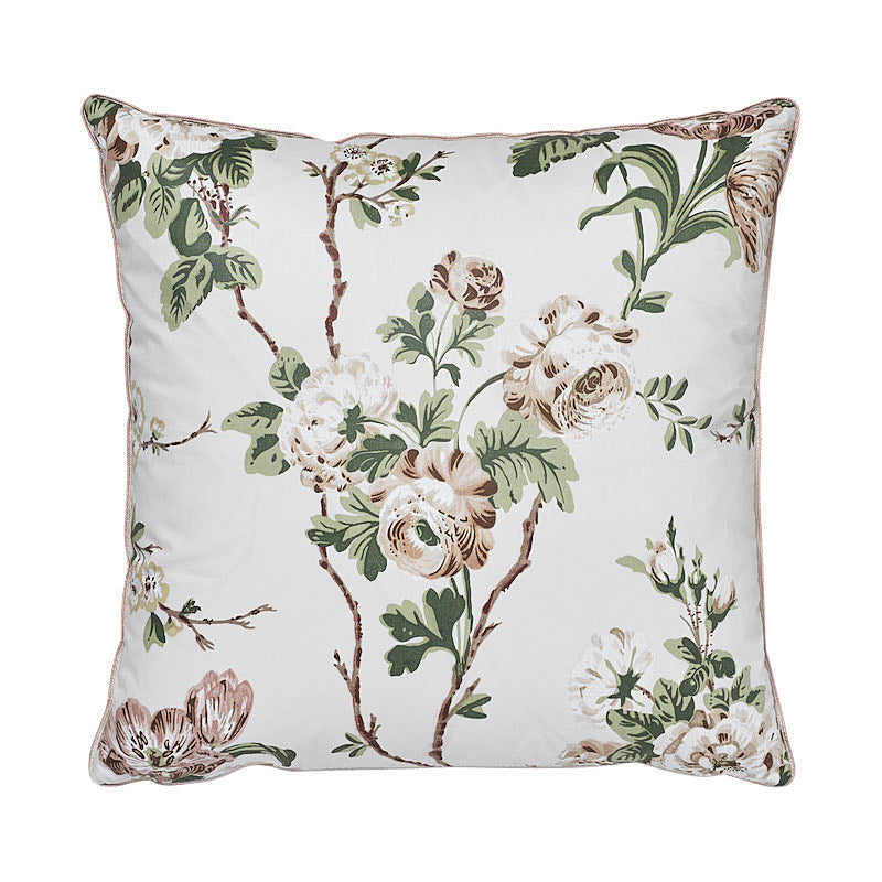 Betty Chintz Pillow Pink & Green