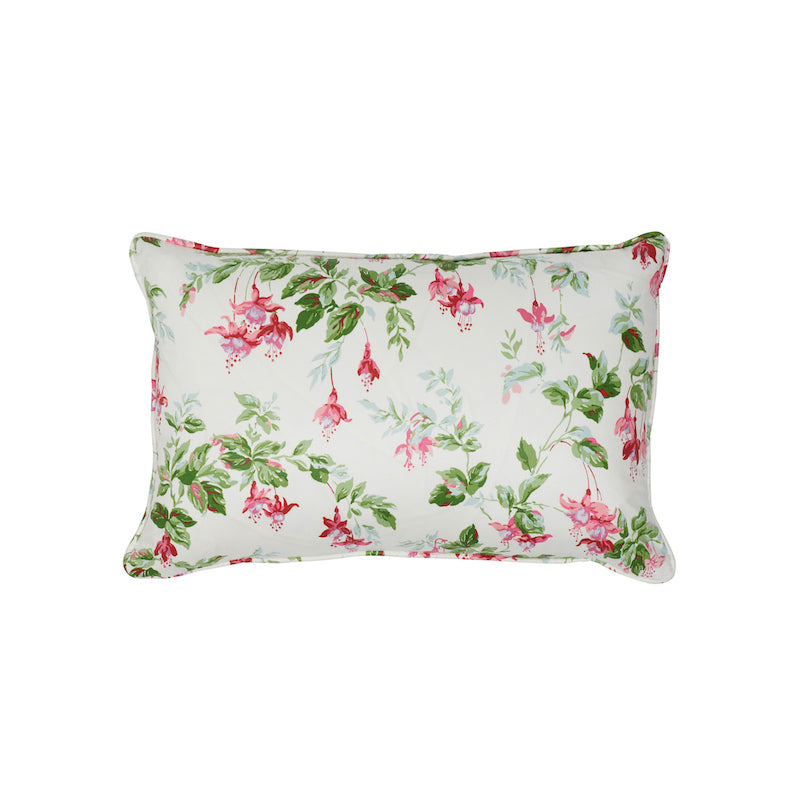 Garden Gate Chintz Pillow Magenta