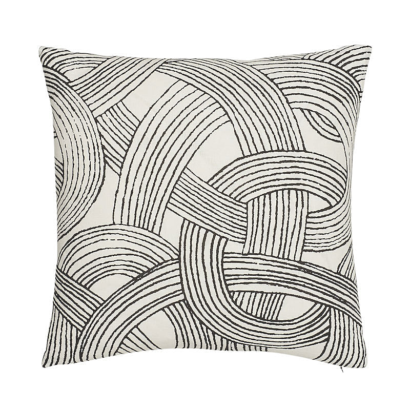 Freeform Pillow Black & White