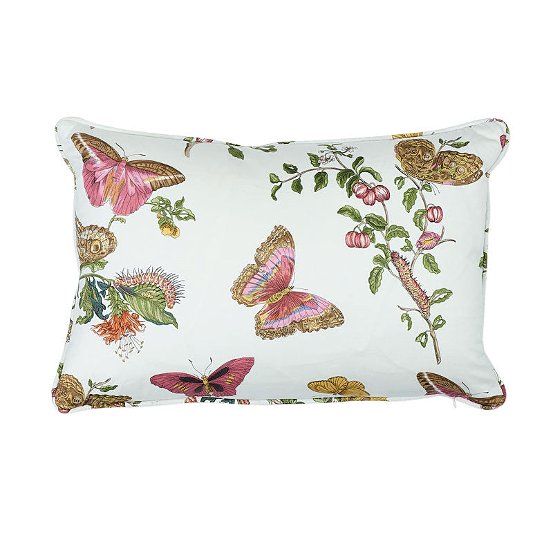 Baudin Butterfly Chintz Pillow Blush