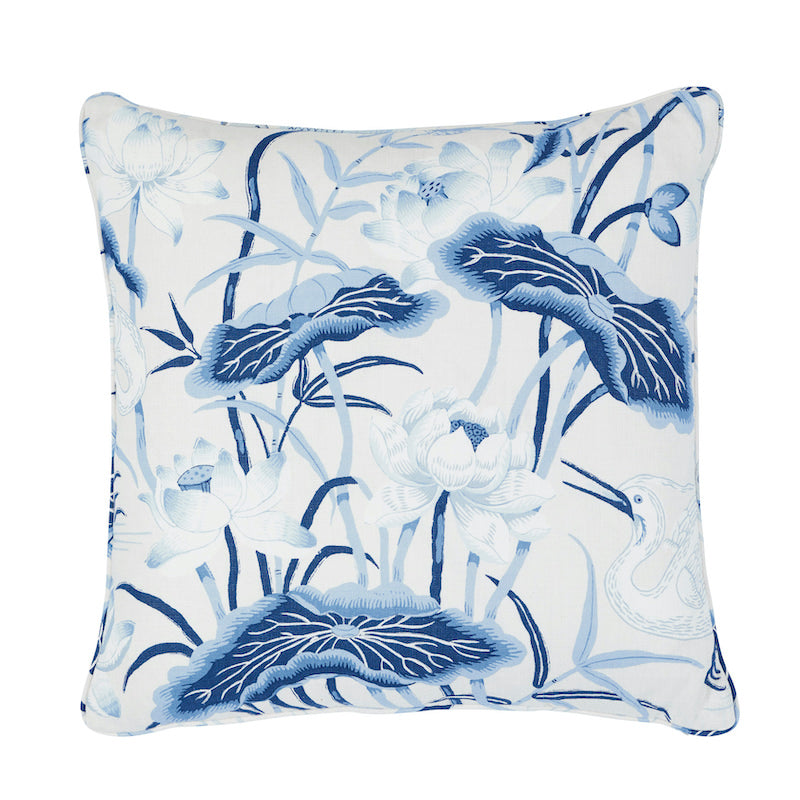 Lotus Garden Pillow Porcelain