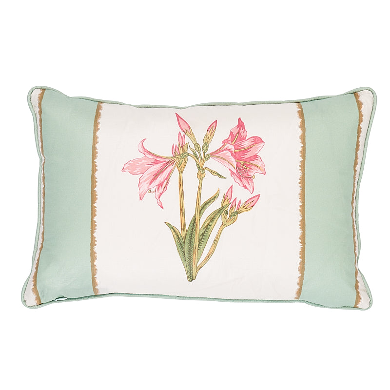 Servilia Stripe Pillow Aqua & White