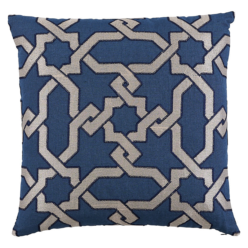 Cordoba Embroidery 22" Pillow Indigo