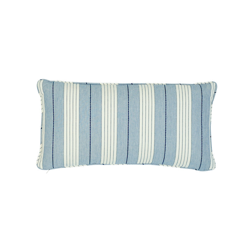 Audrey Stripe Pillow Navy